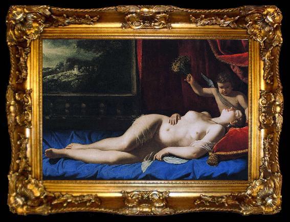 framed  Artemisia  Gentileschi Sleeping Venus, ta009-2